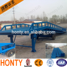 10t mobile adjustable loading yard ramp /container unloading ramp